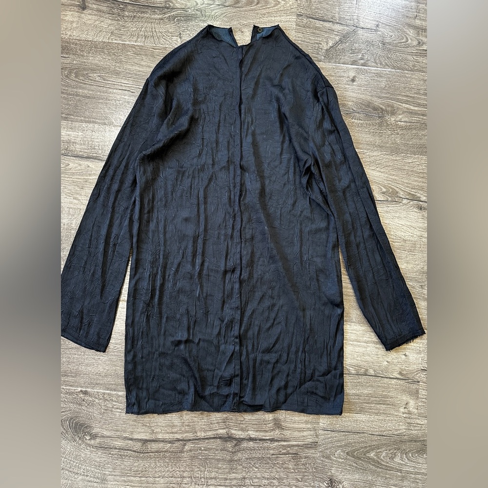 Zara Women's Black Long Blouse